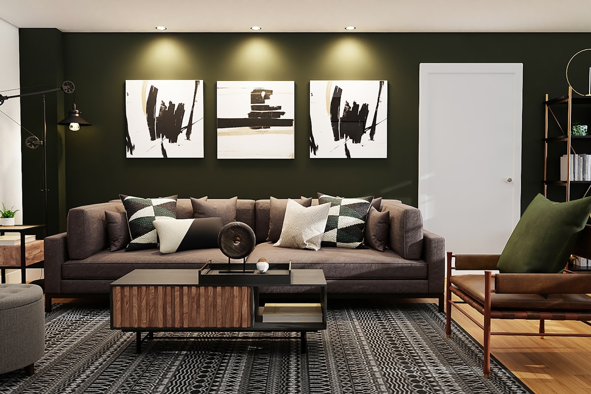 Intérieur lumineux et moderne