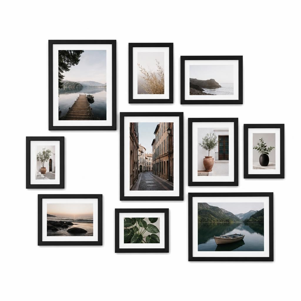 Lot de 10 Cadres Photo Multiformats - Songmics