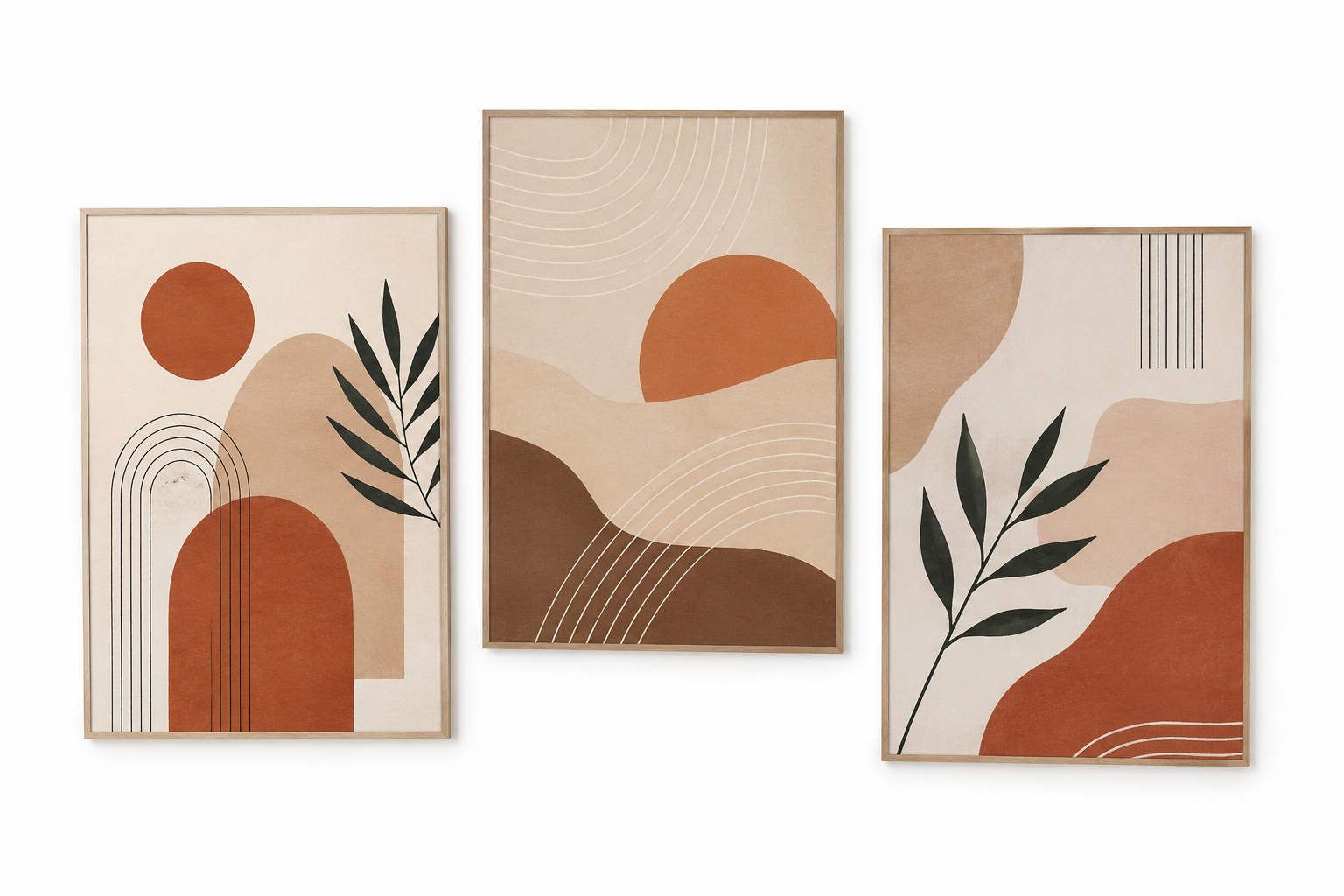 Lot de 3 Affiches Abstraites - Artpin